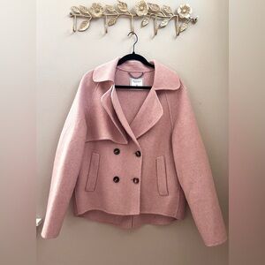 NWOT Nordstrom - Belle & Bloom - I'm Yours Wool Blend Peacoat
